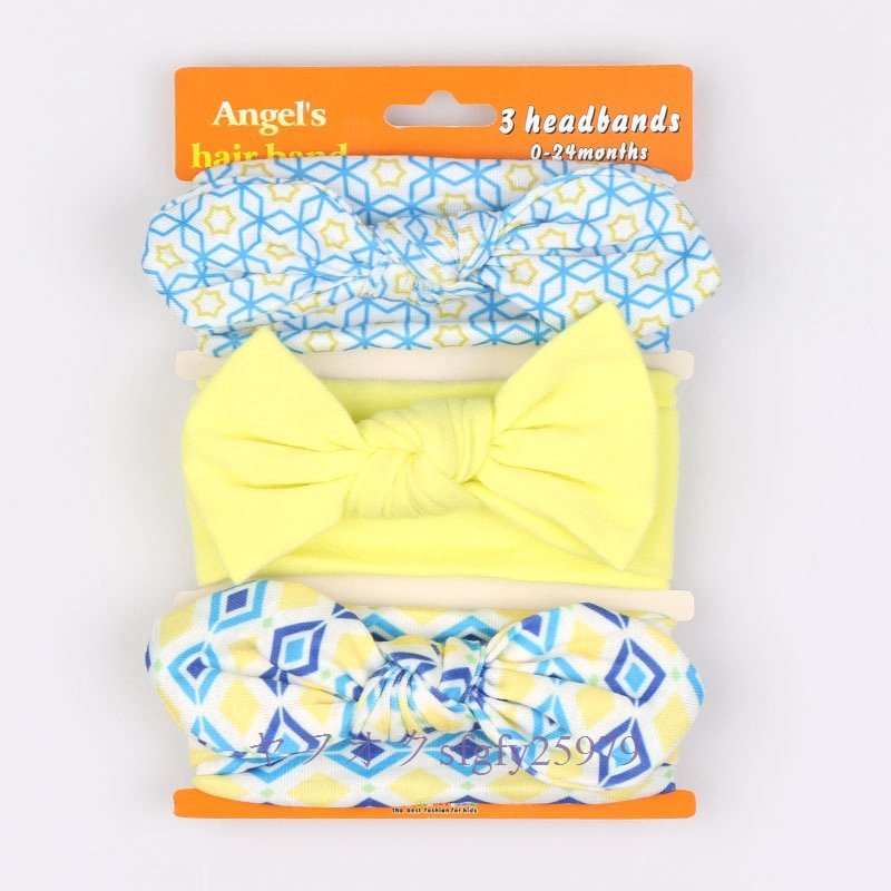 A246J* new goods hairpin BABY head band child baby hair band he urban do ribbon hair band 3 point set newborn baby pretty many сolor selection C