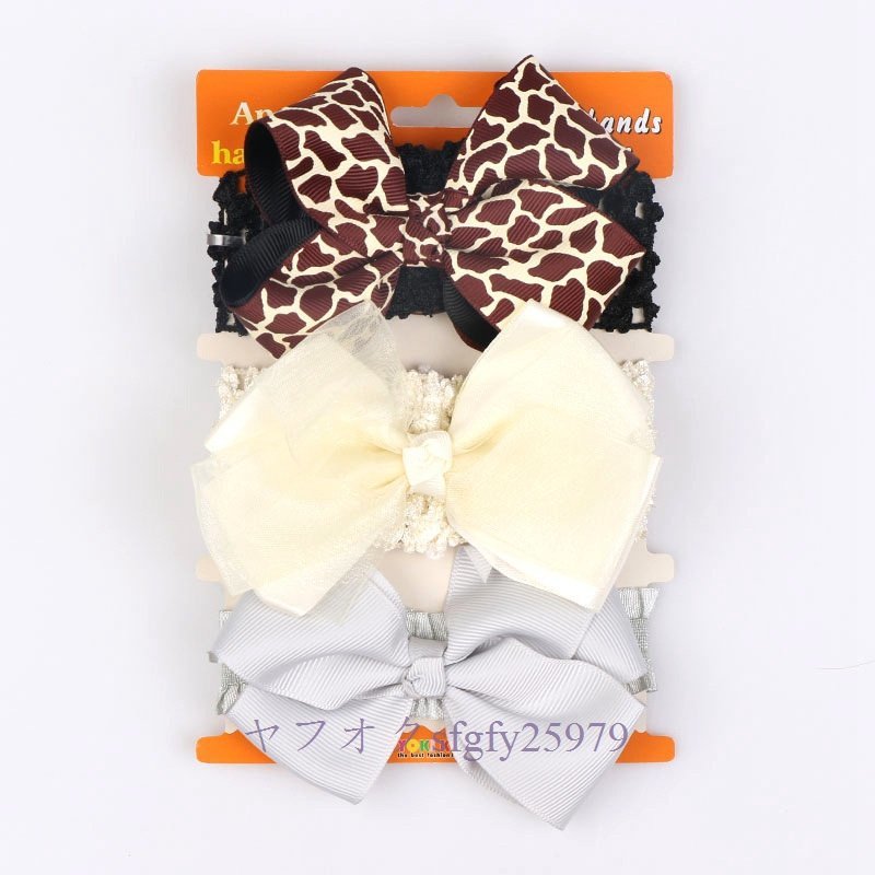 A246J* new goods hairpin BABY head band child baby hair band he urban do ribbon hair band 3 point set newborn baby pretty many сolor selection C