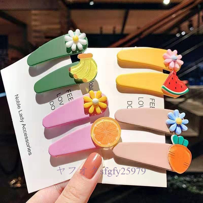 A223J* new goods hair clip for children hair tweezers . stop patch n stop 2 point set lovely cute hair accessory many сolor selection /1 point A