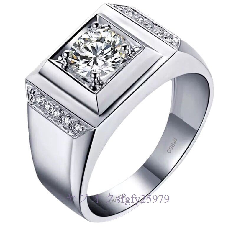 A311J☆新品人気メンズ リング 指輪 ダイヤの指輪 高級感 紳士 婚約 誕生日 ギフト 開口 サイズ調 B_画像6