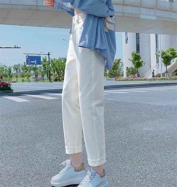 2021最新作】 2XLサイズ 青×白 ブルー メンズパンツ ズボン レッグジッパー ウエストゴム