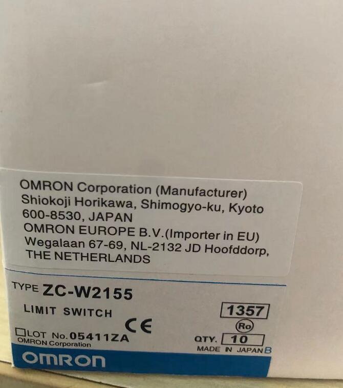 10個セット 新品 OMRON/オムロン リミットスイッチ ZC-W2155 保証付き電材、配電用品