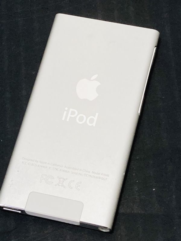 Apple アップル iPod nano 16GB 本体 第7世代 シルバー A1446 動作確認済 TA-230514001_画像4