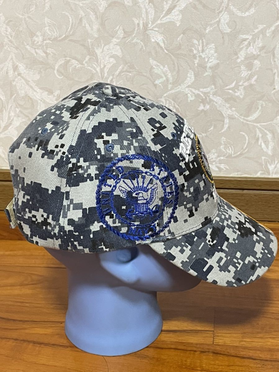 米軍放出品　未使用　ＮＡＶＹ　ＲＥＴＩＲＥＤ　キャップ_画像4