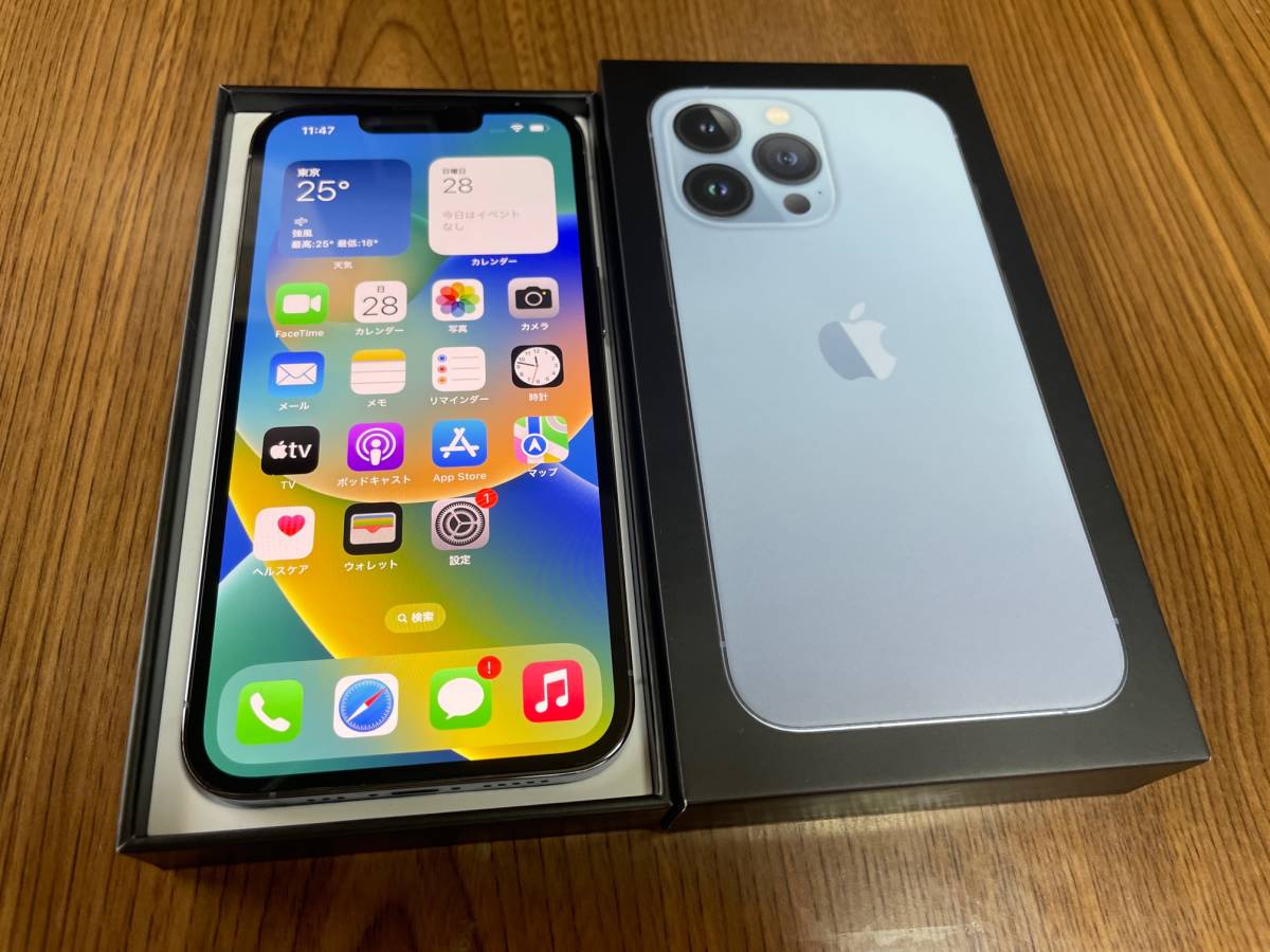 Apple iPhone 13 Pro 256GB シエラブルー SIMフリー済の画像1