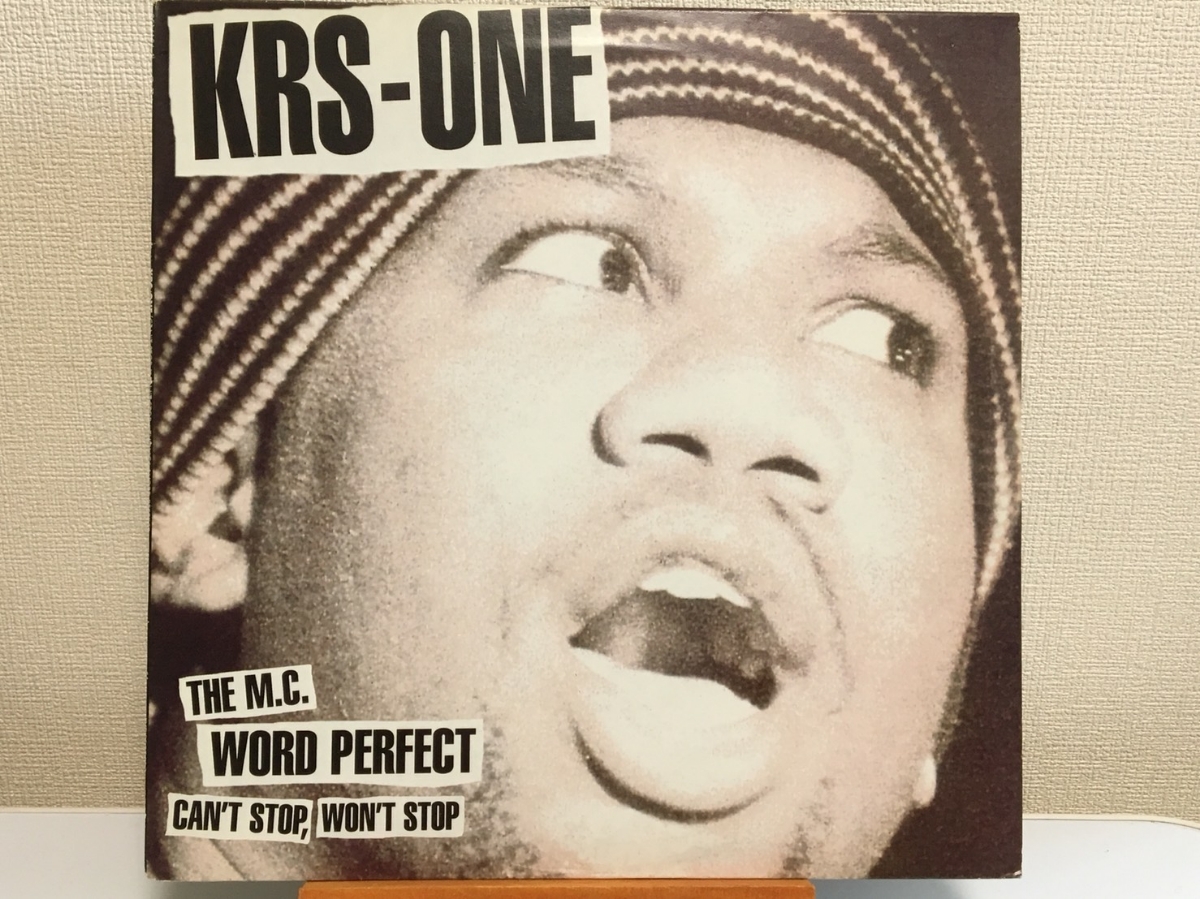 レコード KRS-OneCan't Stop, Won't Stop / The MC / Word Perfect ヒップホップ ラップ rap DJ ブラックミュージック_画像1