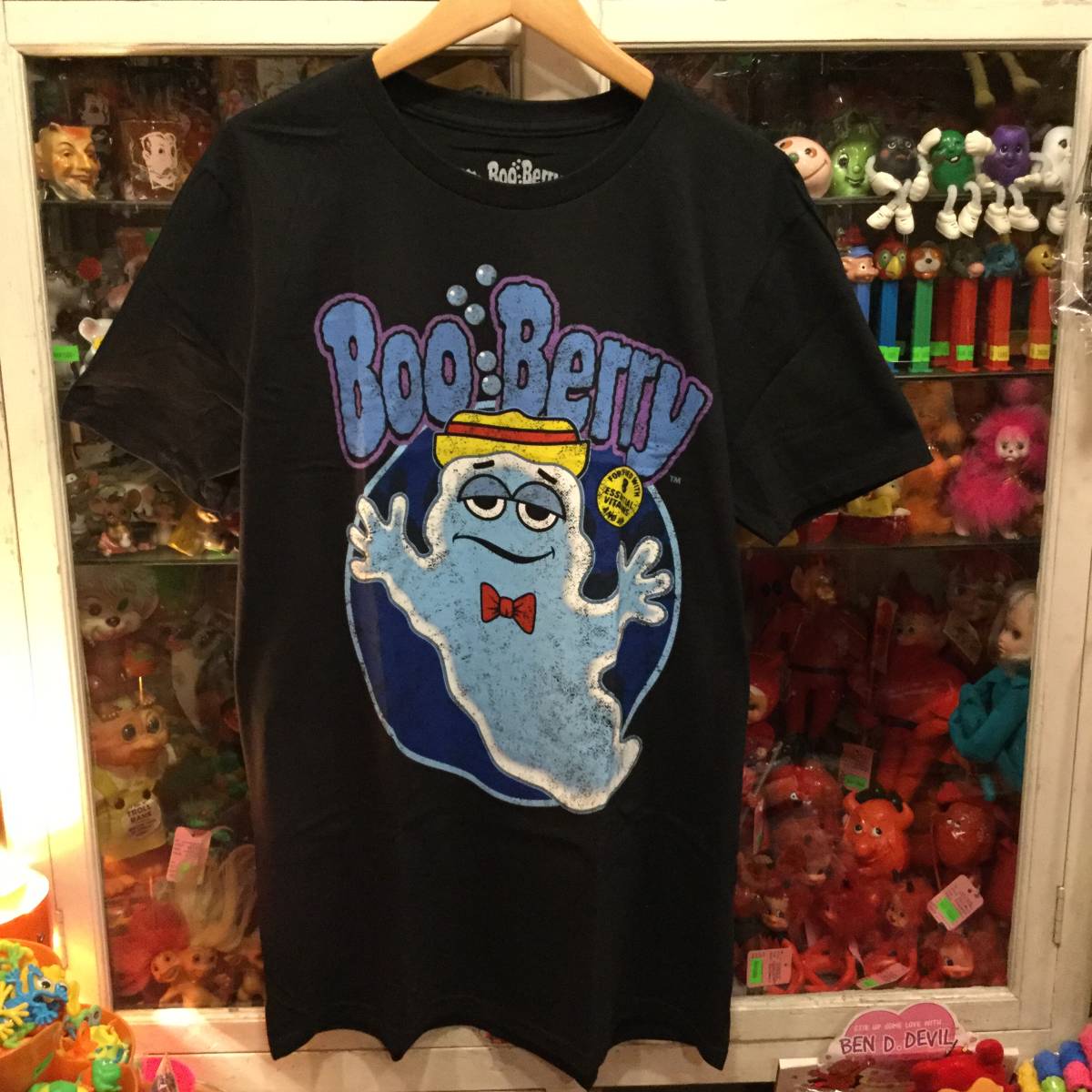 ジェネラルミルズ　ブーベリー Ｔシャツ XXLサイズ＆お面 Boxセット boo berry monster cereal general mills モンスターシリアル