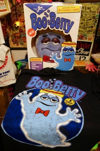 ジェネラルミルズ　ブーベリー Ｔシャツ XXLサイズ＆お面 Boxセット boo berry monster cereal general mills モンスターシリアル