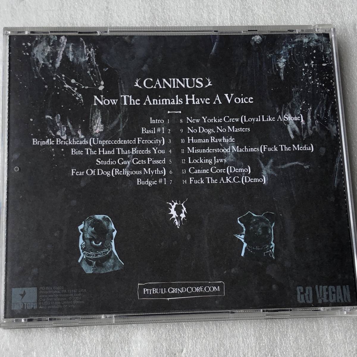 中古CD Caninus カニヌス/Now The Animals Have A Voice 1st(2004年) 米国産HR/HM,グラインドコア系_画像2