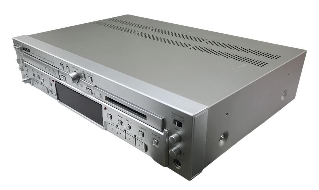 002446) TEAC CDプレーヤー MDレコーダー シルバー MD-70CD-S その他