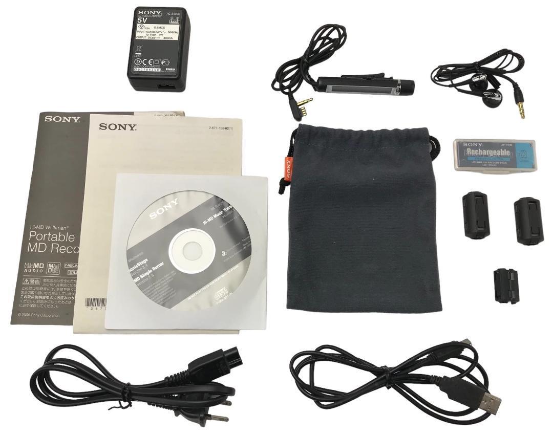 002607) SONY Hi-MD ウォークマン MZ-RH1 S | inmano.com.br