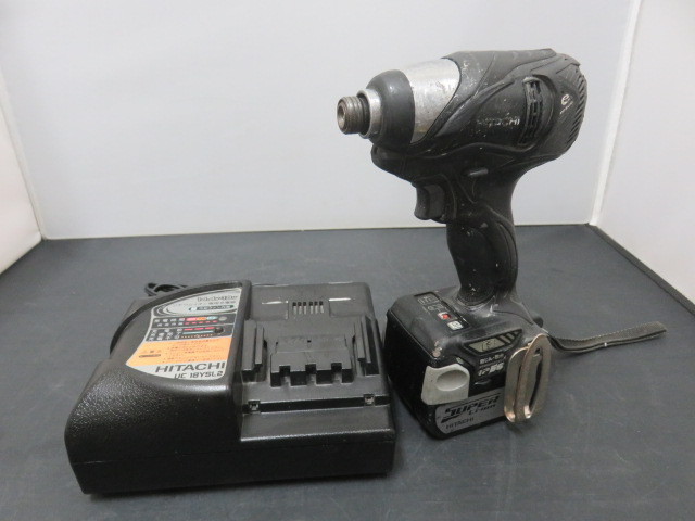 【税込】 14.4V 日立工機 HITACHI 中古 コードレスインパクトドライバ インパクトドライバー WH14DDL ブラック 本体 【税込】 14.4V 日立工機 HITACHI 中古 コードレスインパクトドライバ インパクトドライバー WH14DDL ブラック 本体