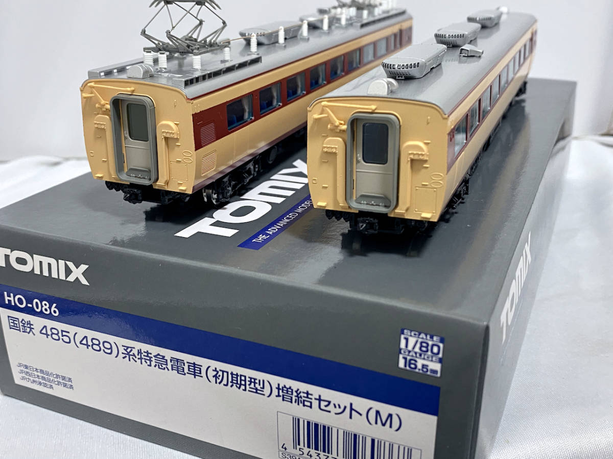 TOMIX HO 485系 (489系) 初期型 増結セット M モハ485 + モハ484 HO