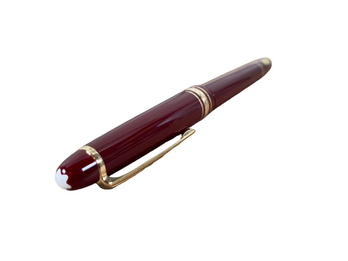 美品】MONTBLANC モンブラン マイスターシュテュック ボルドー ペン先