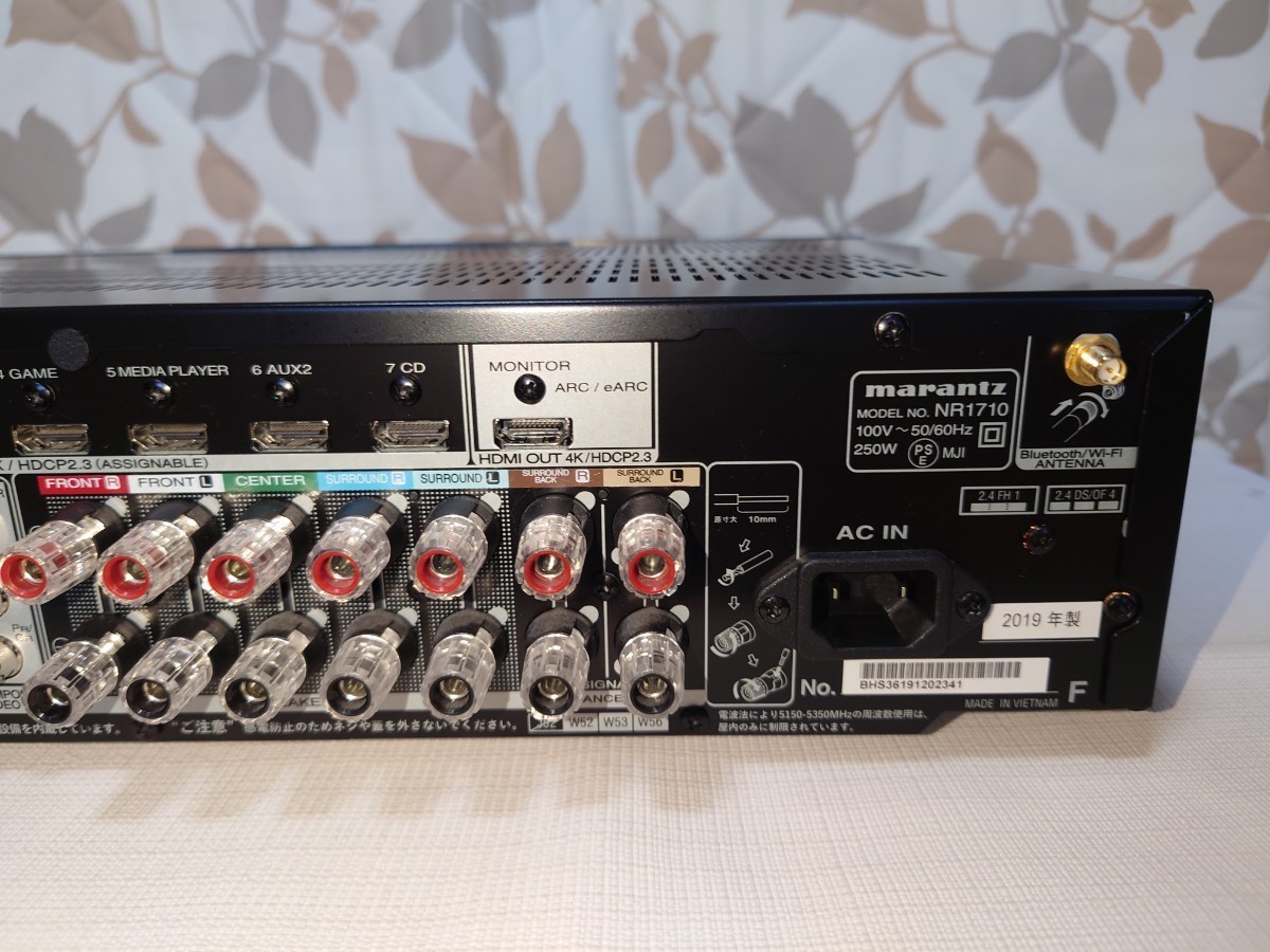 □マランツ Marantz NR1710 ブラック 2019年製 AVアンプ