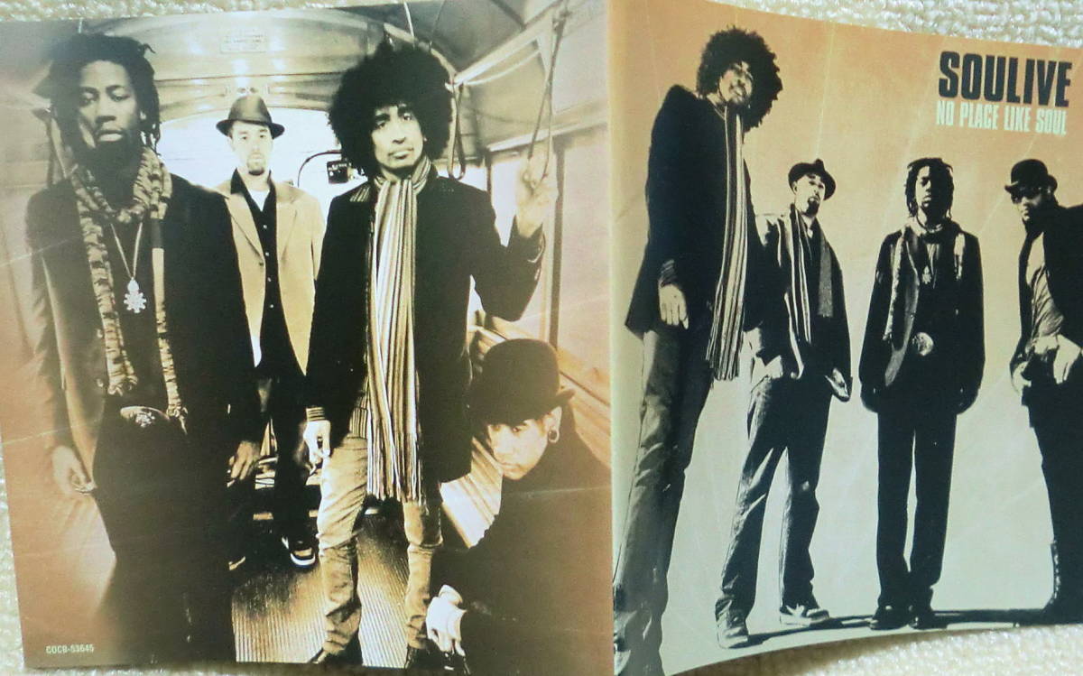 即決！複数でも送料230円●CD ソウライヴ Soulive No Place Like Soul 日本盤は2曲追加 帯付き プロモ 生産終了 対訳掲載の画像3