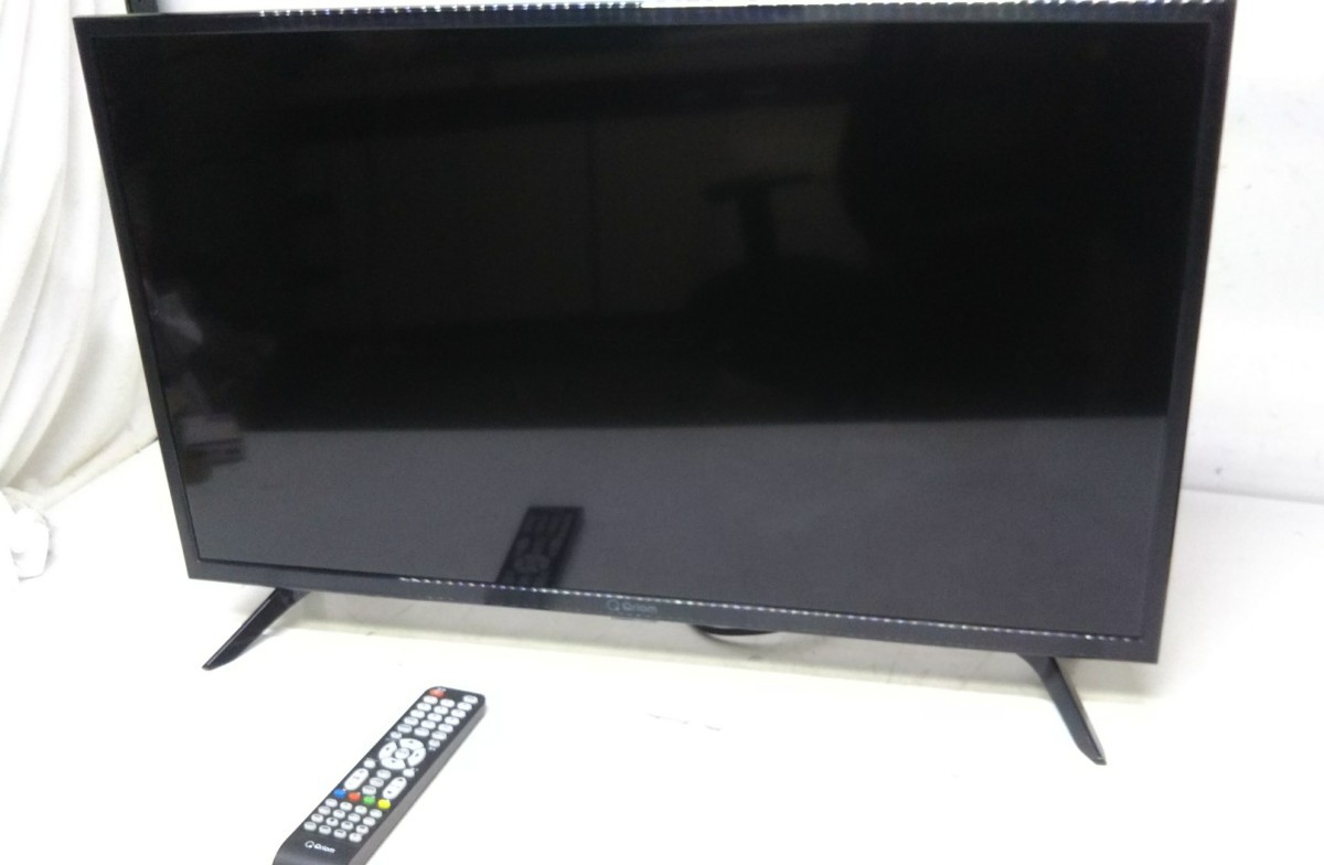 A※ YAMAZEN Qrion 32V型 ハイビジョン液晶テレビ QRT-32W2K 2020年製の画像1