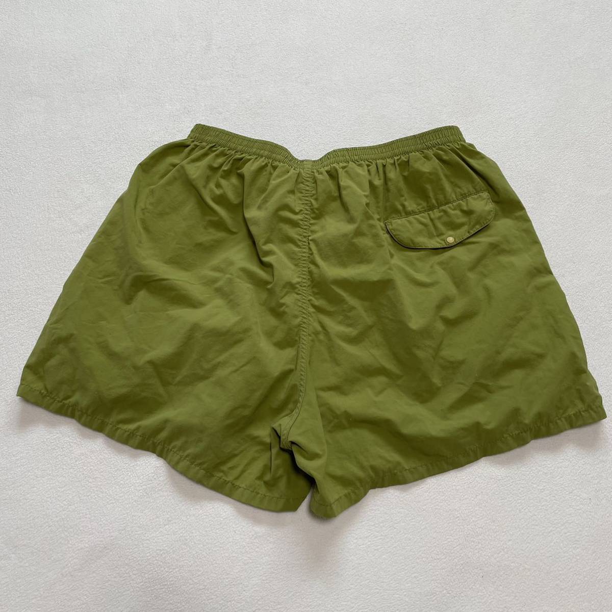 【希少ウグイスカラー】パタゴニアバギーズショーツS P０１メキシコ制ビンテージUSAアメリカオールド古著patagonia短パンショートパンツL
