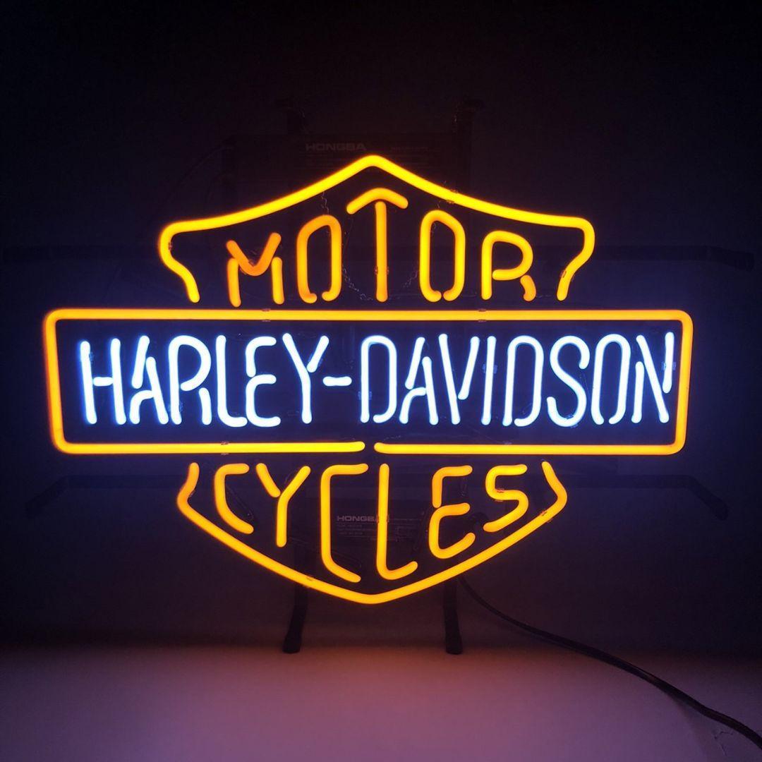 本物ネオン管』ハーレーダビットソン/電飾看板/ネオンサイン/Harley