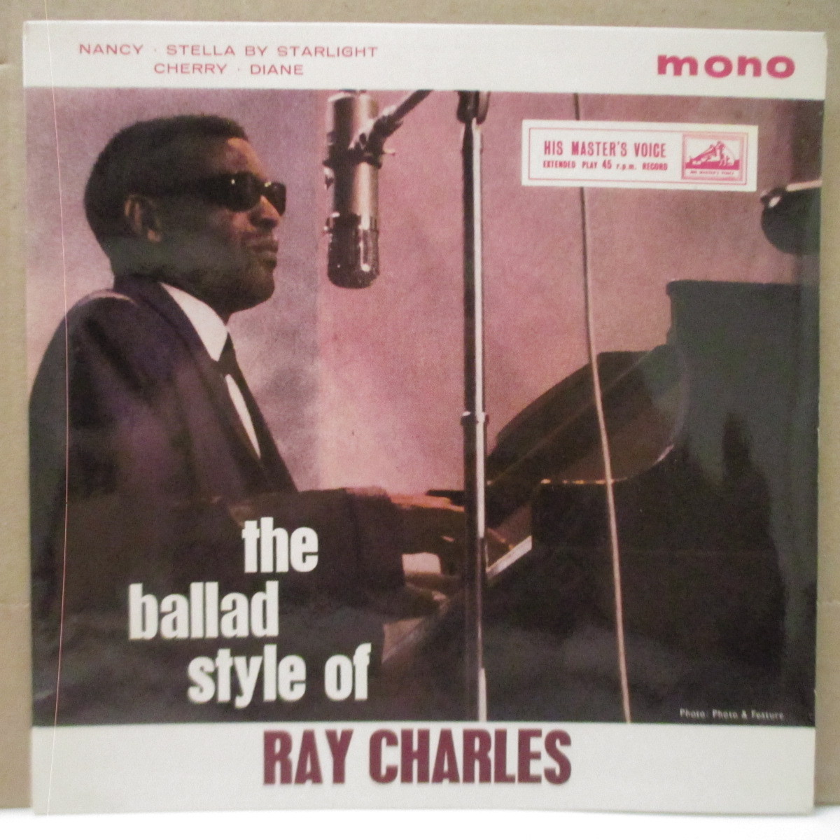 RAY CHARLES-The Ballad Style Of Ray Charles (UK Orig.EP/CFS)_画像1