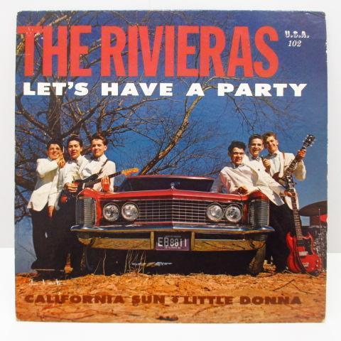 RIVIERAS-Let´s Have A Party (US 60´s プレス水色ラベ・モノラル LP)-