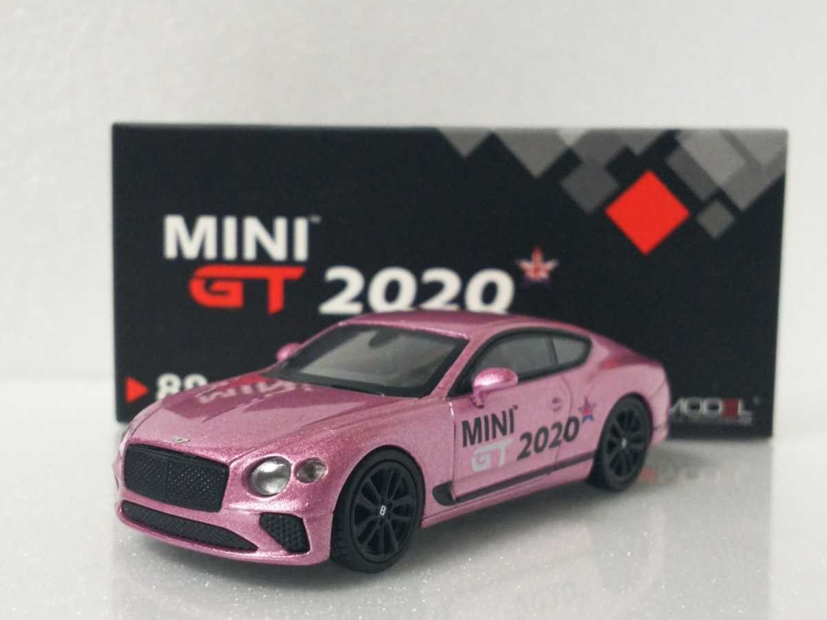 MINI GT 1/64 非売品 ベントレー コンチネンタル ギフトカー 2020 パッションピンク No.88 TSM Bentley Continental Pink Gift Car_画像1