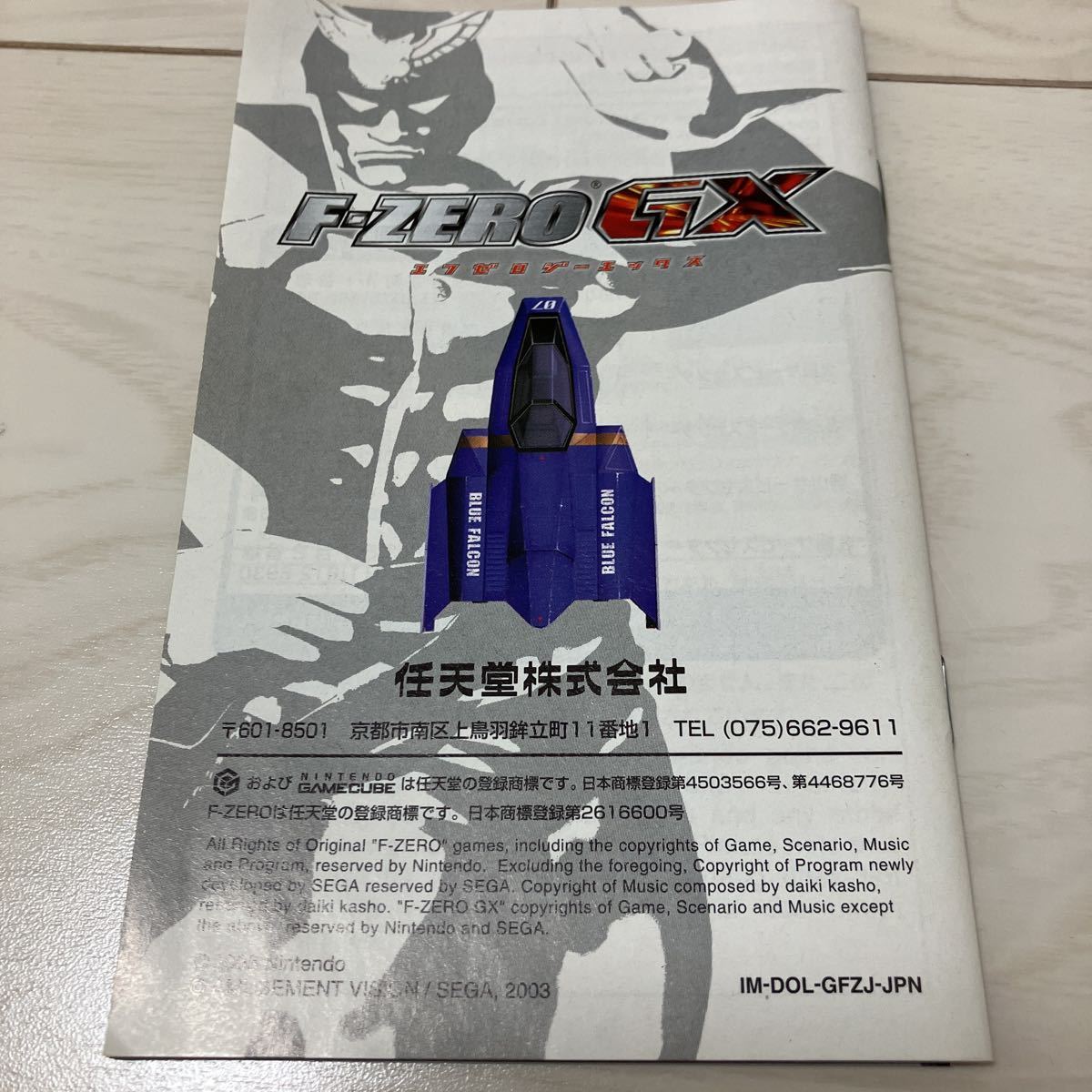 エフゼロ GX GC ゲームキューブ ソフト ケース ライセンスカード エフゼロ GX GC ゲームキューブ ソフト ケース ライセンスカード