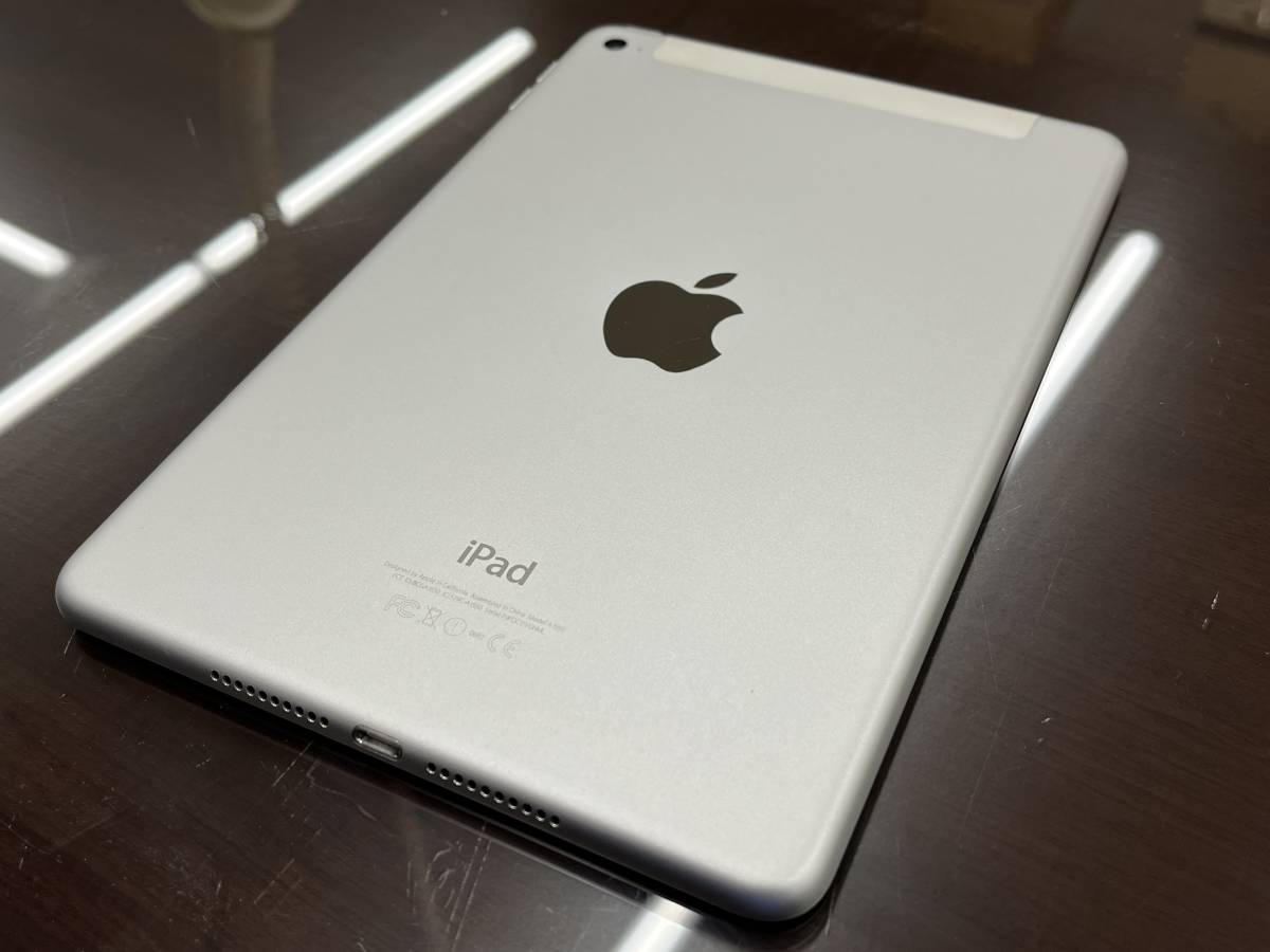 送料無料! 良品! iPad mini 4 64GB Wi-Fi+Cellularモデルauキャリア