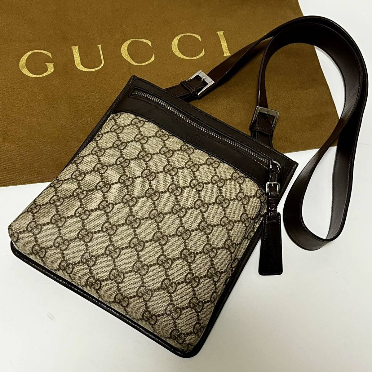 ヤフオク! - 【極美品】GUCCI グッチ ショルダーバッグ クロスボデ...