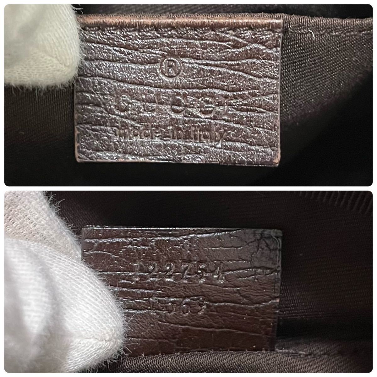 極美品】GUCCI グッチ ショルダーバッグ ポシェット サコッシュ GG