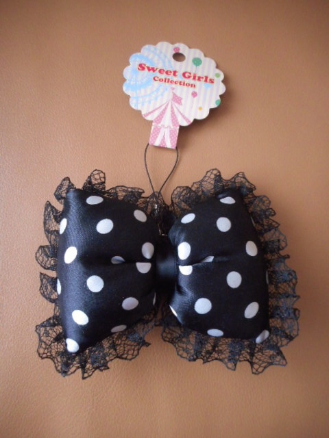 * new goods * race . attaching polka dot pattern. ribbon * strap * bag . mobile .**