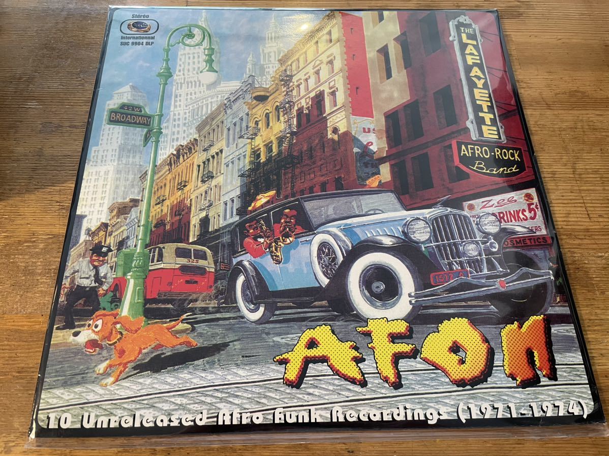 R&B、ソウル LAFAYETTE AFRO ROCK BAND AFON 10 Unreleased Afro Funk Recordings (1971-1974) LP EU PRESS!!