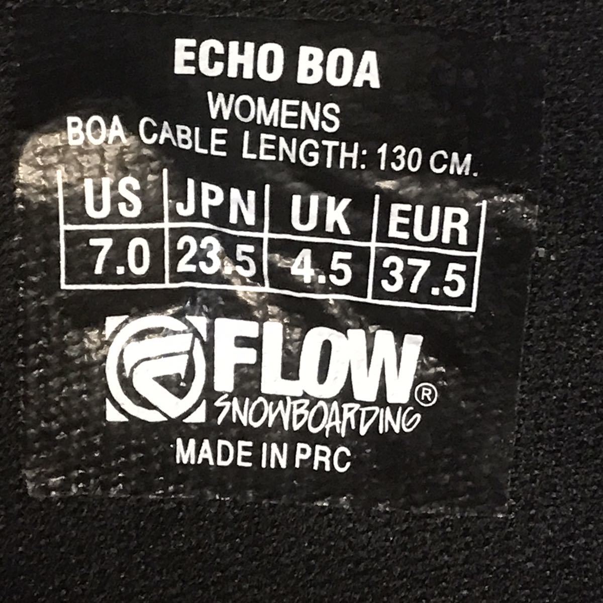 FLOW スノーボードブーツ ECHO BOA レディース 23.5cm フロー エコー ボア_画像4