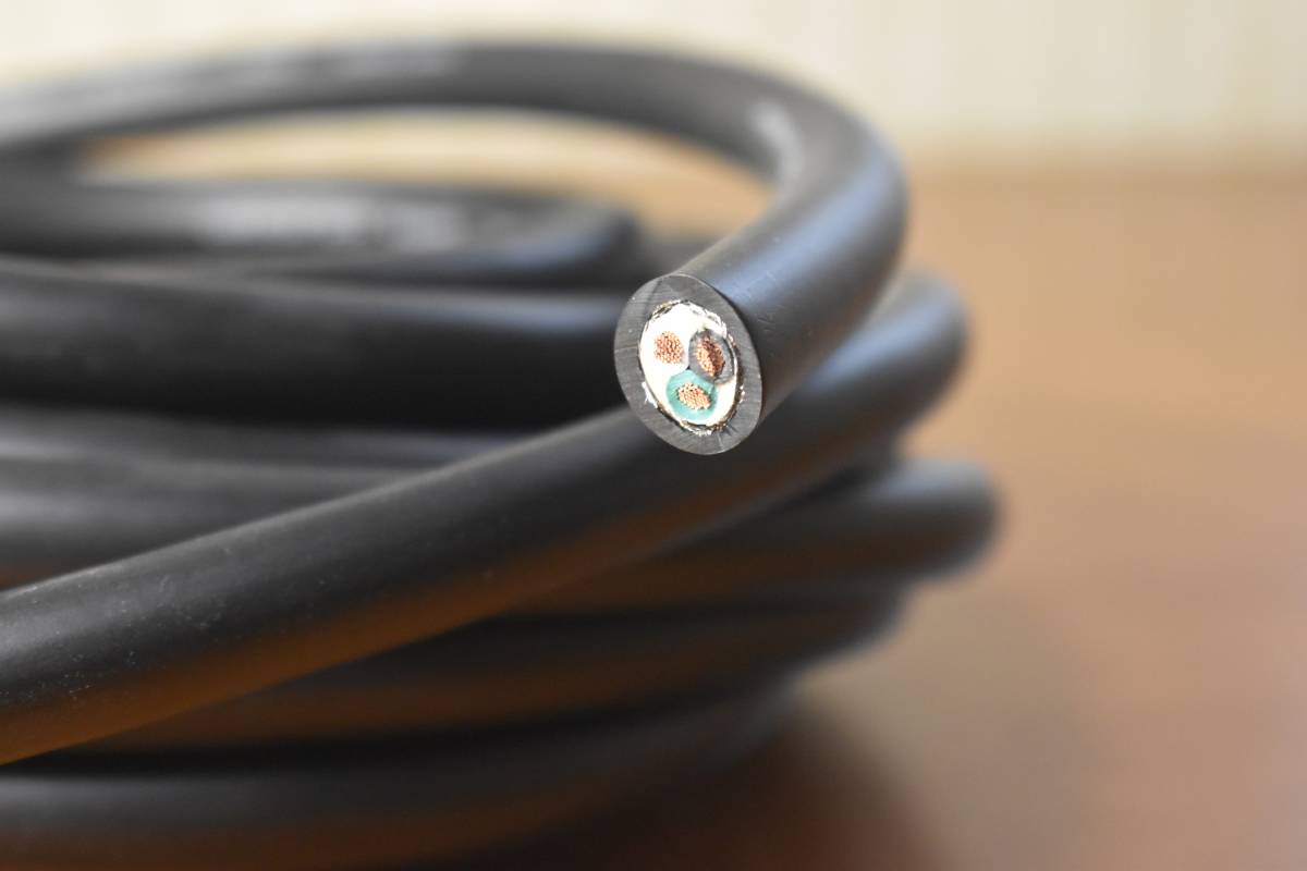 *CANARE LP-3V35AC double shield power supply cable ( original copper 5N(99.999%) connector )1.5m~