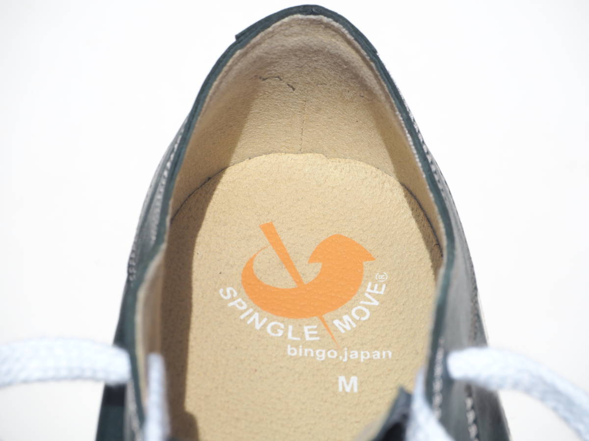  прекрасный товар!! M размер сделано в Японии SPINGLE MOVE SPM-110 Spingle move зеленый кожа 