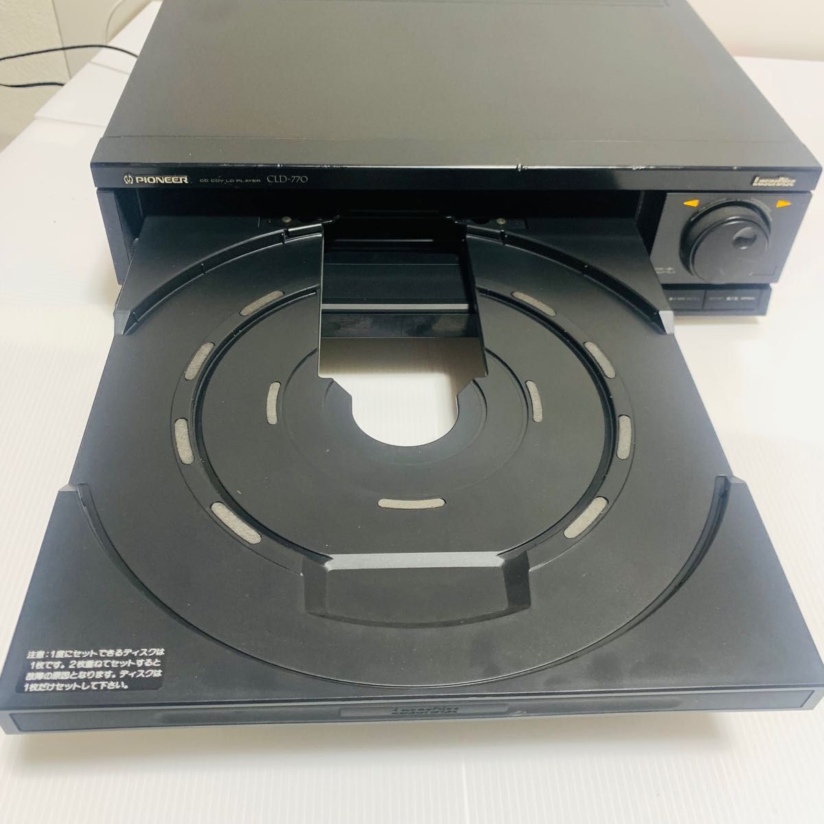 パイオニア レーザーディスクプレーヤー CLD-770 LDデッキ パイオニア レーザーディスクプレーヤー CLD-770 LDデッキ