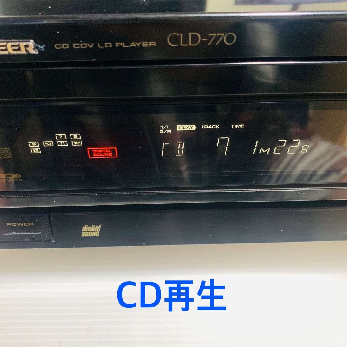 パイオニア レーザーディスクプレーヤー CLD-770 LDデッキ パイオニア レーザーディスクプレーヤー CLD-770 LDデッキ