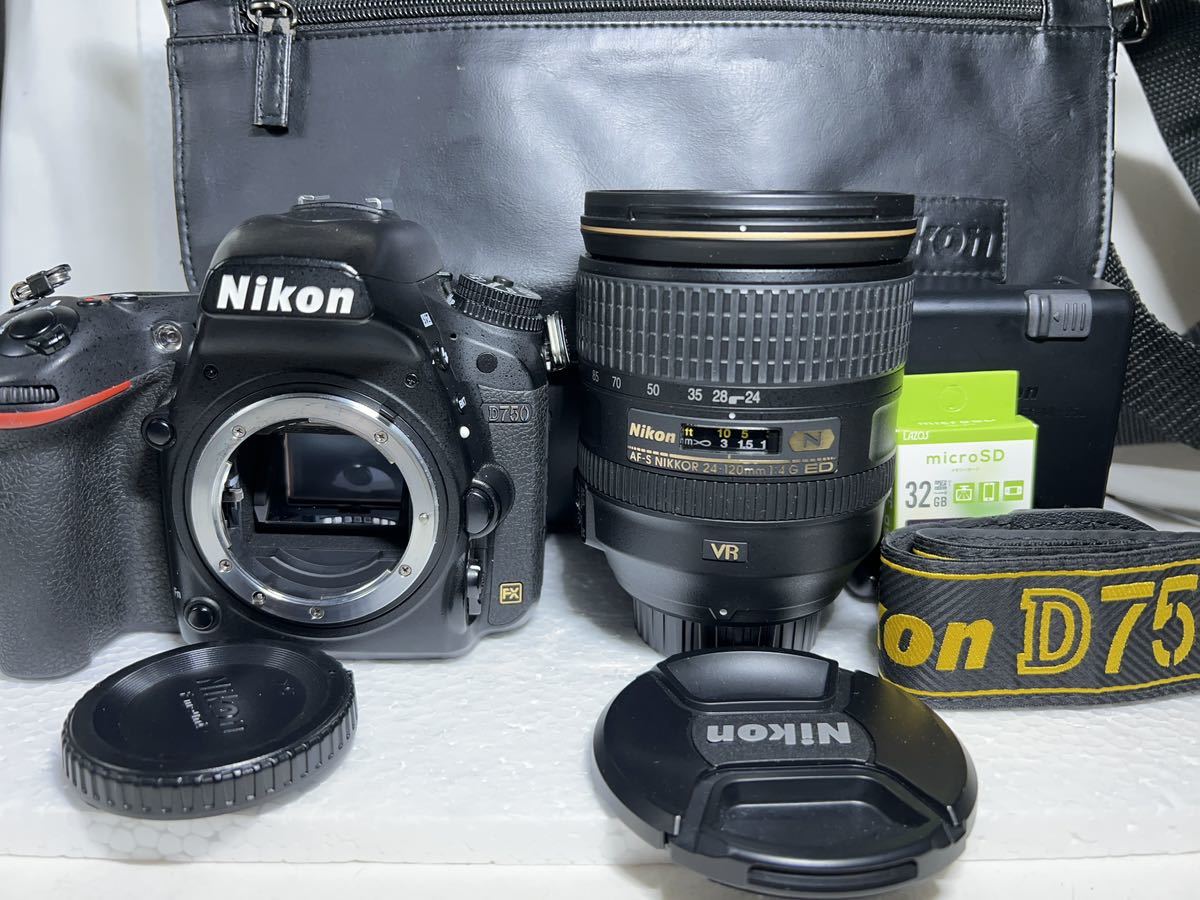 ◇美品◇Nikon ニコン D750 ボディ ＋ AF-S NIKKOR 24-120mm F4G ED VR