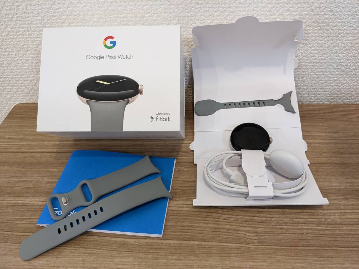 Google Pixel Watch GA04123-TW Champagne Gold アクティブ バンド