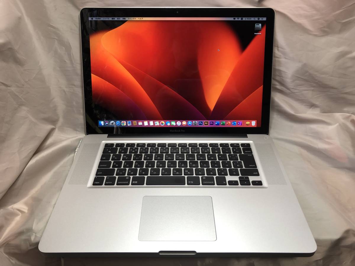 ☆美品!即使用可能 MacBook Pro 15inch A1286 Core i7 2.00GHz/2.90