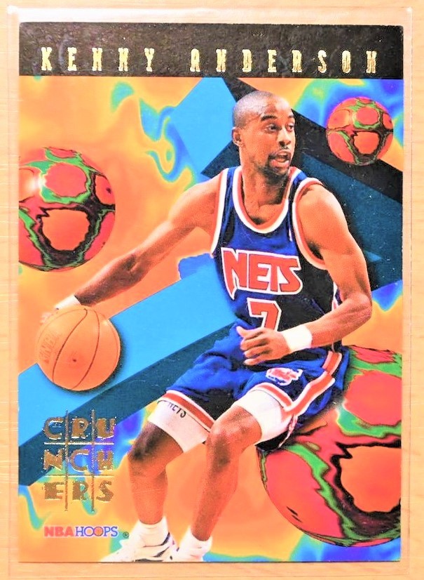 KENNY ANDERSON (ケニー・アンダーソン) 1995 SKYBOX CRUNCHERS トレーディングカード 【NBA BLAZERS トレイルブレイザーズ】_画像1