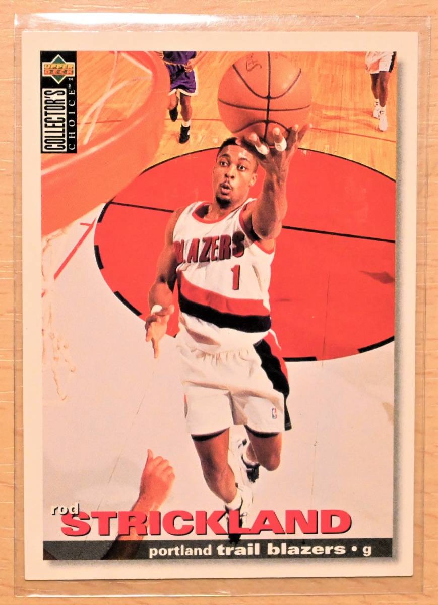 ROD STRICKLAND (ロッド・ストリックランド) 1995 UPPER DECKトレーディングカード 1 【NBA BLAZERS ブレイザーズ】_画像1