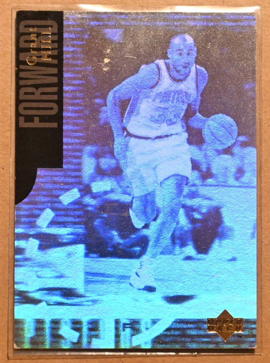 GRANT HILL (グラント・ヒル) 1995 HOLOGRAMS トレーディングカード H3 【NBA,デトロイトピストンズ PISTONS】_画像1