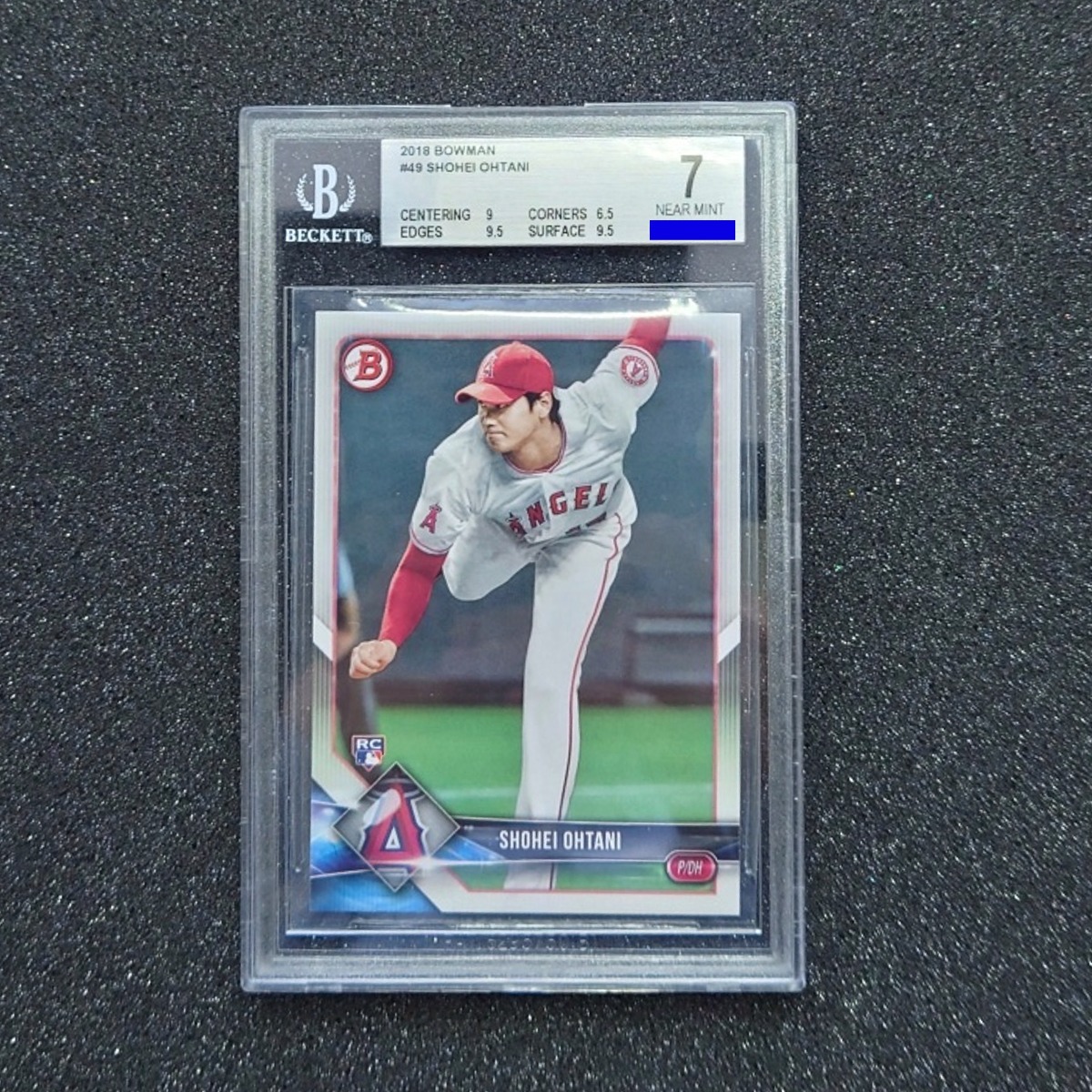 ◆BGS:7 NEAR MINT【#17 S. OHTANI RC 】2018 Bowman Rookie Card #49　　◇検索：大谷 ルーキー カード エンゼルス Angeles