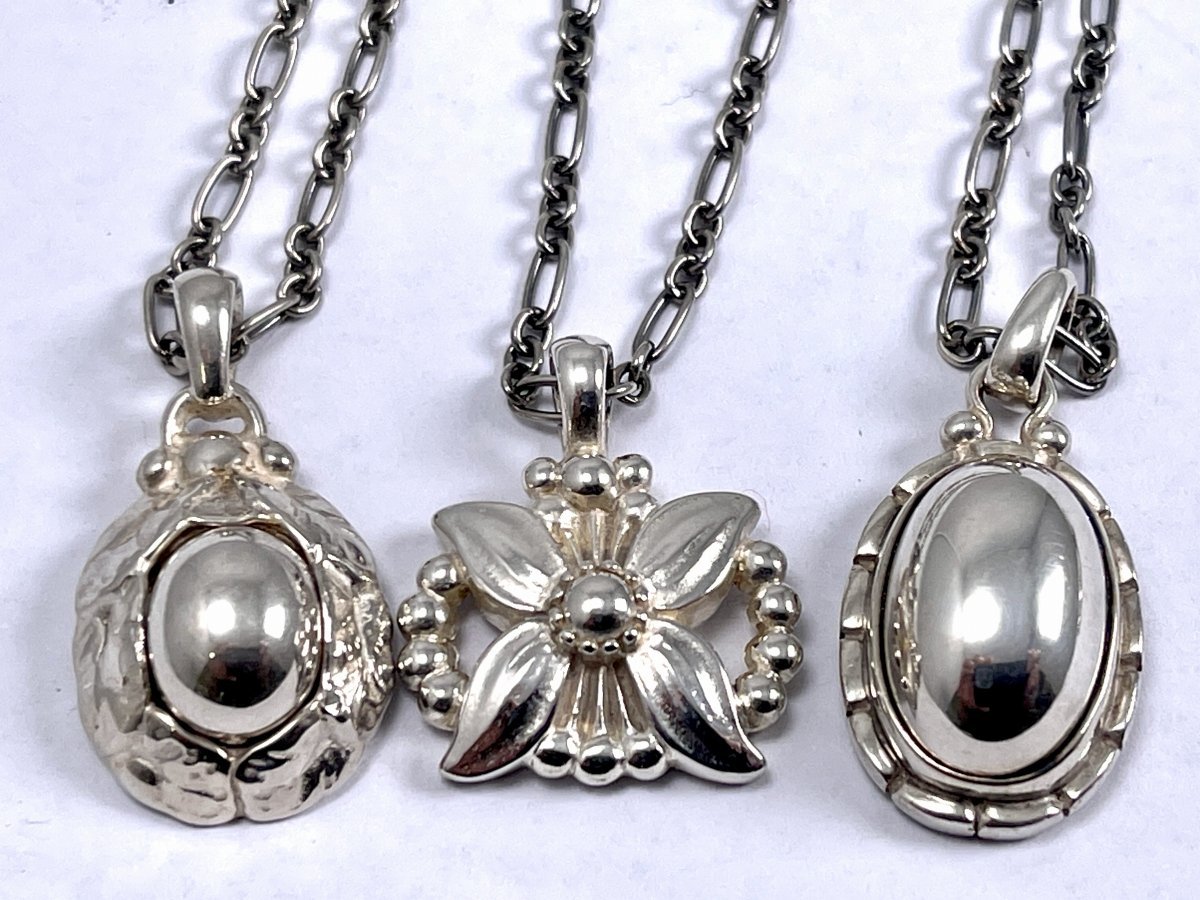 ワケあり GEORG JENSEN ジョージ・ジェンセン イヤーペンダント1996/97