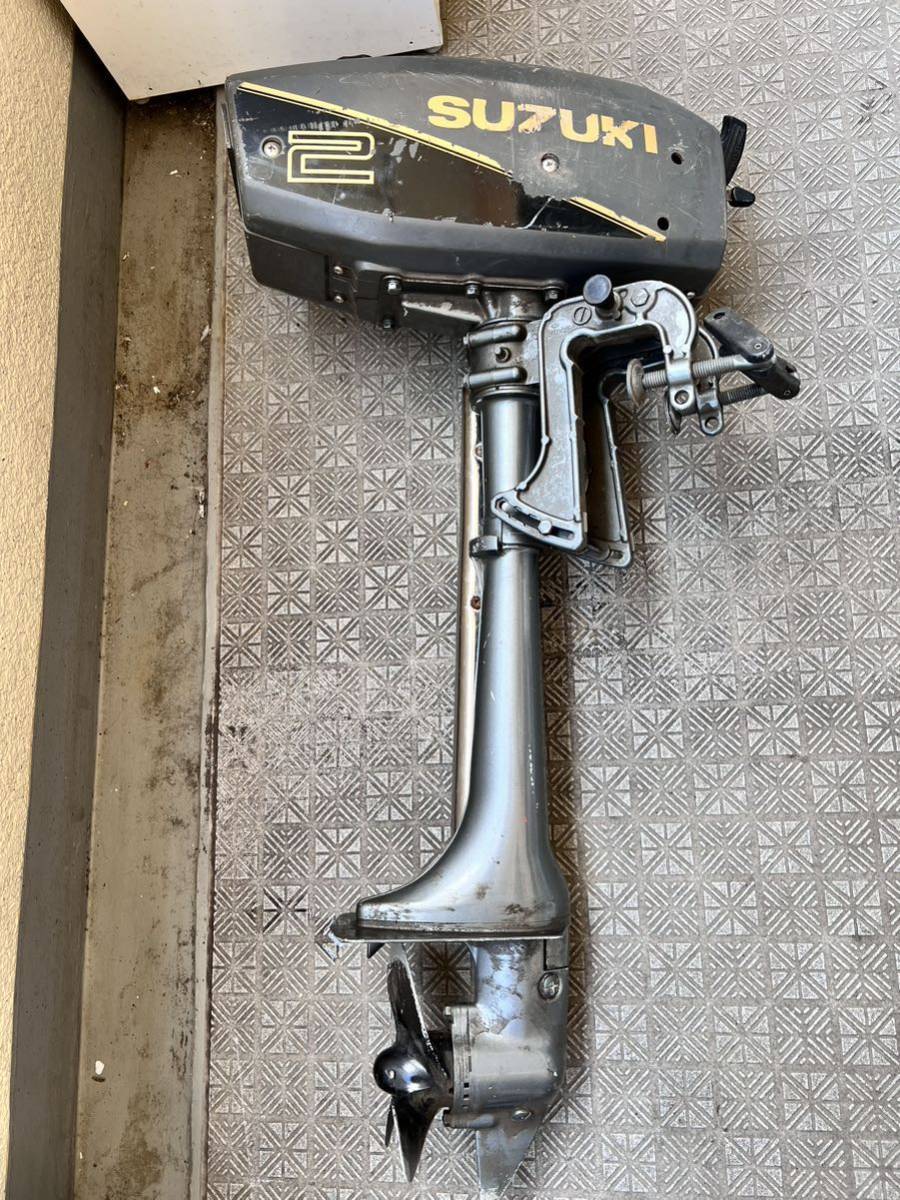 ヤフオク! - スズキDT2 2馬力船外機 現状品