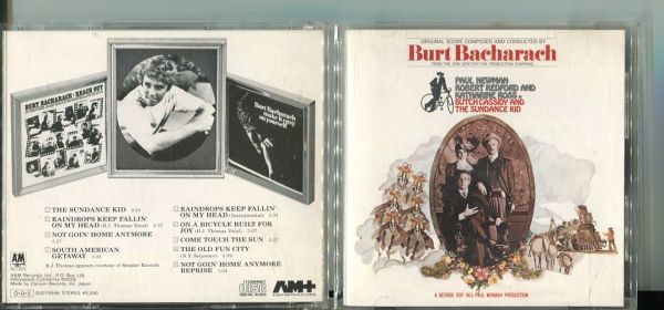 C8044 中古CD 明日に向かって撃て！ オリジナル・サウンドトラック MUSIC FROM BUTCH CASSIDY AND THE SUNDANCE KID/BURT BACHARACH_画像1