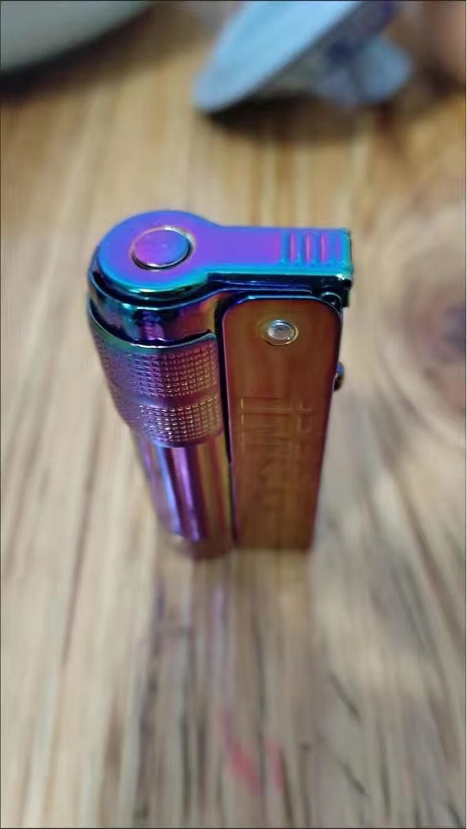 在庫僅少】 イムコ オイルライター 未使用 レインボー イムコ・ブラス・正規品-トレンチオイルライター-木製箱付-鏡面仕上-フリント付き