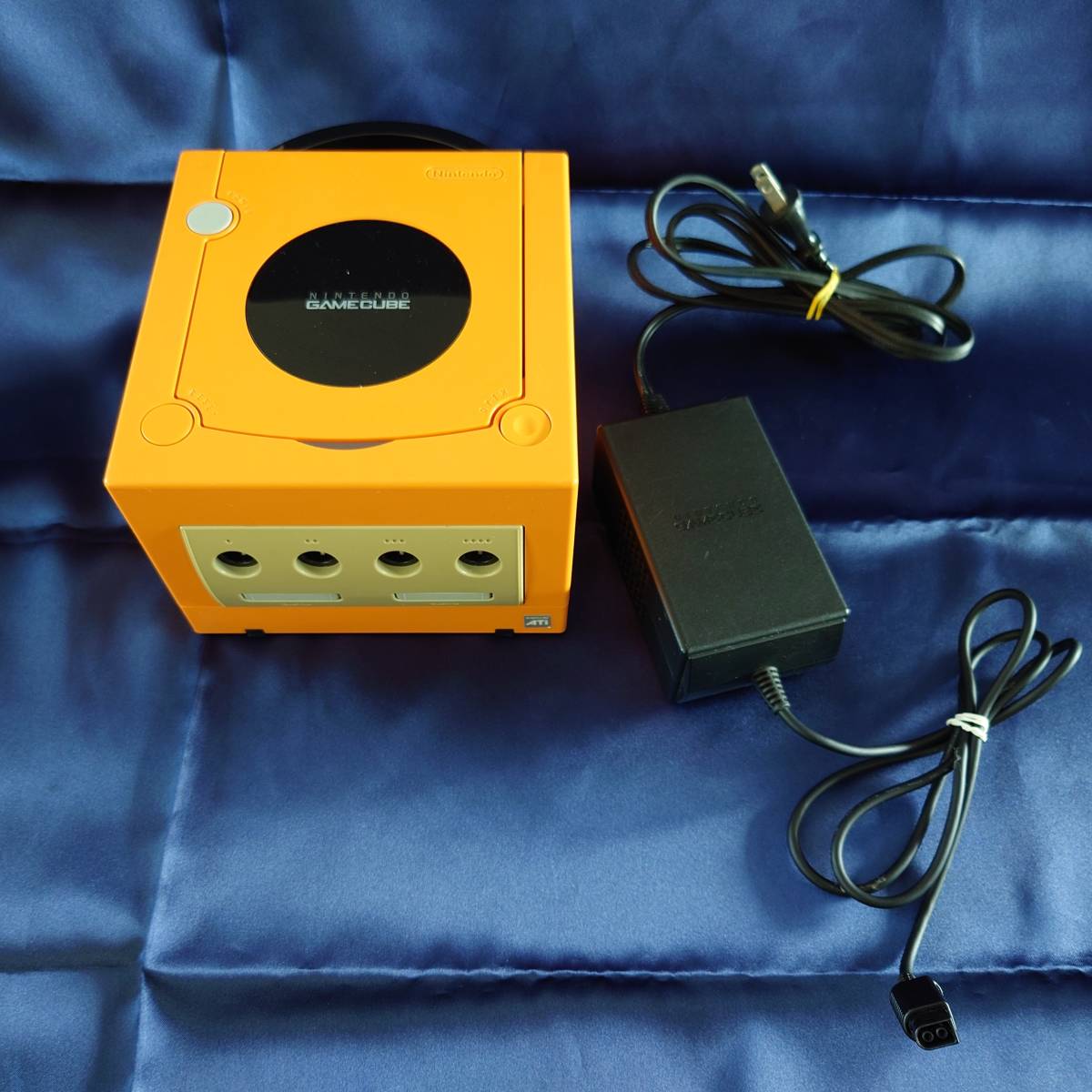 【動作確認済み】GameCube ゲームキューブ 本体 オレンジ 電源ケーブル DOL-001