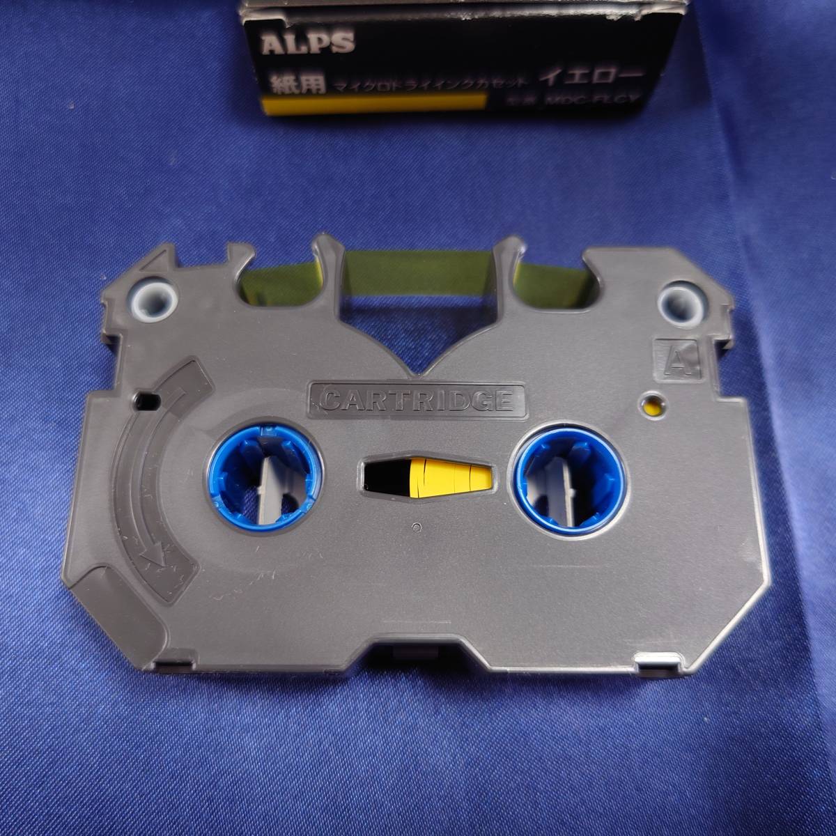 【未使用】 ALPS アルプス電気 マイクロドライインク カセット 紙用 イエロー MDC-FLCY 1個